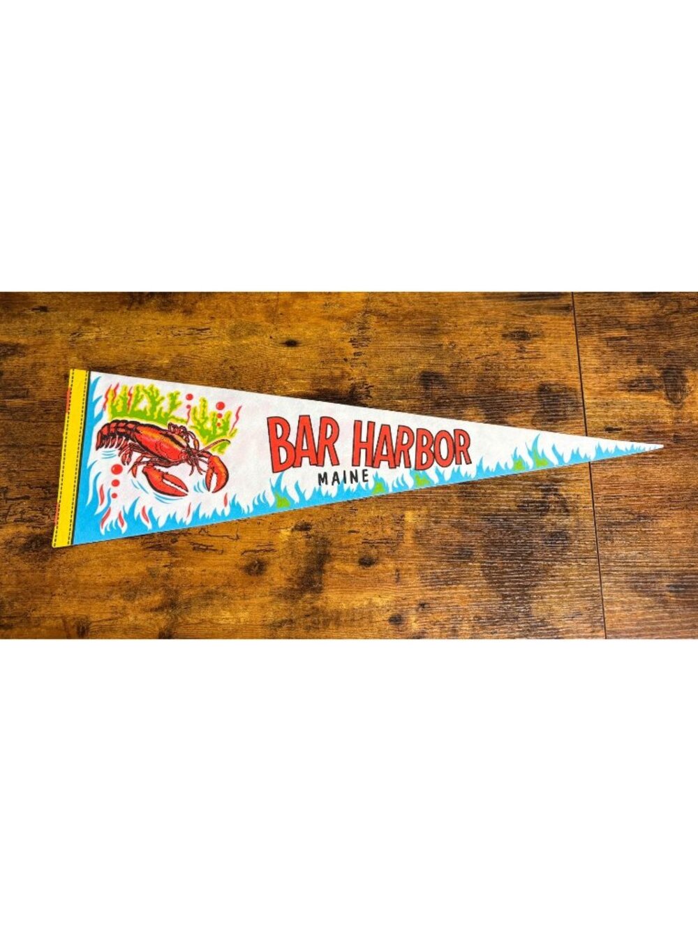 Vintage Bar Harbor, Maine pennant
